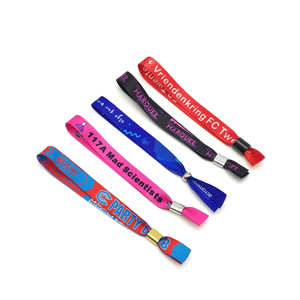 डिजाइन अपनी खुद की घटना एक समय कपड़े wristband व्यापार उपहार पॉलिएस्टर Wristbands - Product Image 6