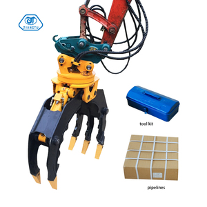 Hydraulische Bos Grab <span class=keywords><strong>Mini</strong></span> Graafmachine Log Roterende <span class=keywords><strong>Grapple</strong></span> - Product Image 1