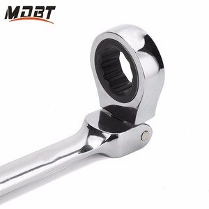 13mm Chrome Vanadium Réglable Clé À Cliquet flexible Ouvert Fin Outils <span class=keywords><strong>De</strong></span> Réparation À <span class=keywords><strong>Vélo</strong></span> Couple réglable Clé à cliquet Clé - Product Image 1