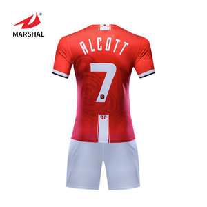 高品質低価格カスタムスポーツジャージサッカーユニフォーム - Product Image 4