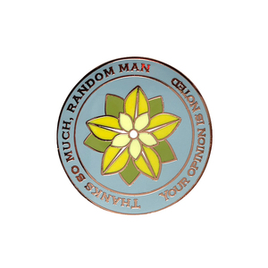 <span class=keywords><strong>Prix</strong></span> bas sur mesure logo rond doux émail métal pin badge - Product Image 1