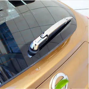 3 pcs/1 set 차 스타일링 Chrome Rear 창 와이퍼 암 Blade Cover Trim 스티커 액세서리 대 한 Nissan nissan Qashqai