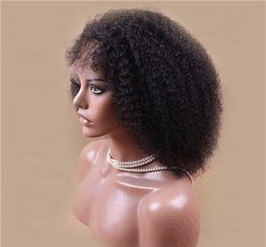 100% non transformés vierge brésilienne cheveux <span class=keywords><strong>suisse</strong></span> dentelle tissu lace front perruque pour femme noire - Product Image 3