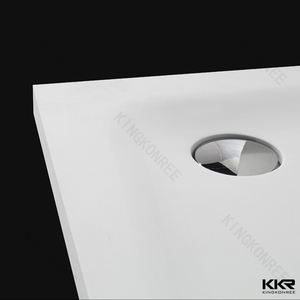Diseño especial de Piedra Negro resina <span class=keywords><strong>ducha</strong></span> base - Product Image 4