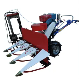 Mini Multi-function Rice Reaper Binder Machine Small Hand Combine Harvester For Sales