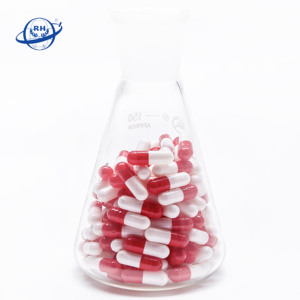 El precio de las acciones de rojo y blanco médico duro vegetariano cápsula vacía tamaño 0 - Product Image 1