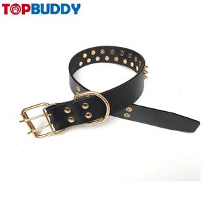 En gros Offre Spéciale Couleur Personnalisée Clouté EN CUIR PU Chien <span class=keywords><strong>laisse</strong></span> Pour Animaux De Compagnie <span class=keywords><strong>collier</strong></span> Rivets <span class=keywords><strong>Collier</strong></span> Pour Animaux De Compagnie - Product Image 4