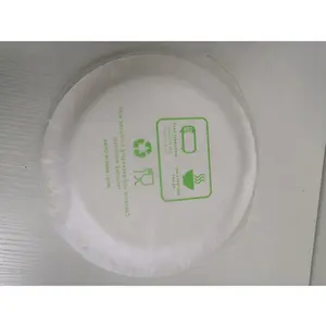 100% Compostable Sugarcane Bagasse Paper Plate Disposable Tetragonum Paper Plates