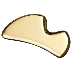 Nova chegada de bronze Gua sha raspagem placa de massagem metal guasha cobre raspagem ferramenta de massagem