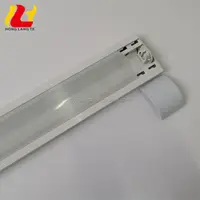 השעיית PS פלסטיק שקוף כיסוי 3ft אחת T8 צינור Led תאורה Dustproof סוגר עבור חדר נקי חנות סופרמרקט