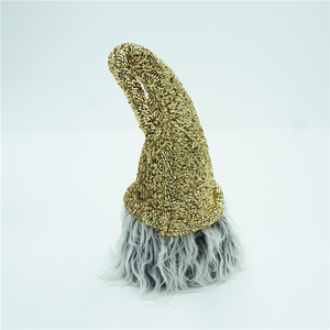 More popular 14 "nisse Christmas tomte <span class=keywords><strong>de</strong></span> Nordic Norwegian gnomos with hat gold tone - Product Image 3
