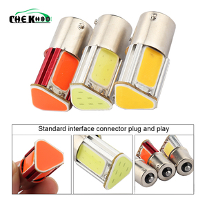 S25 <span class=keywords><strong>COB</strong></span> 24SMD P21W BA15S <span class=keywords><strong>1156</strong></span> PY21W 1157 Đèn Bay15d P21/5W BulbCar LED Bật Tín Hiệu Ánh Sáng 12V DC 420Lm Trắng Vàng Đỏ - Product Image 4