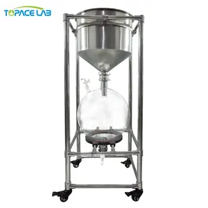 Venda imperdível aparelho de filtragem a vácuo de vidro químico Topacelab 10-50L, novo dispositivo à base de bomba para processo de filtragem eficiente para