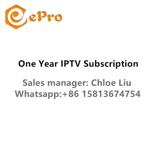 Un año IPTV de Linux acosador con EE. UU. árabe India África Europa iptv cuenta 12 meses IPTV suscripción
