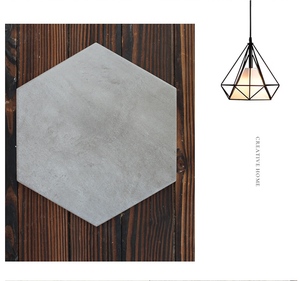 Intérieur gris d'hexagone en céramique carreaux de sol - Product Image 6