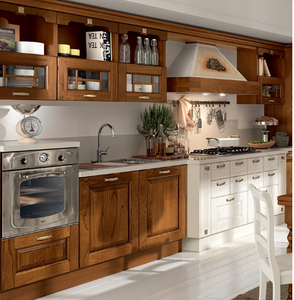 Gran cantidad de lujo americano de gabinete de cocina de madera maciza - Product Image 1