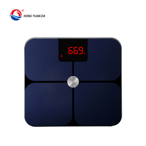 Datos de cristal templados de <span class=keywords><strong>hotel</strong></span> / casa análisis inteligente de grasa corporal que monitorean la salud <span class=keywords><strong>escala</strong></span> humana - Product Image 3
