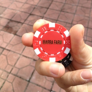 <span class=keywords><strong>Dados</strong></span> personalizados poker chip con COLOR oro Logotipo de estampado en caliente - Product Image 1