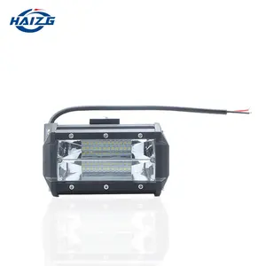 Haizg Mini Auto Werkende Koplampen 4X4 Truck Offroad 12V 5 Inch 72W Auto Flood Led Verlichting