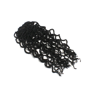 Popular faux locs suave dreads havana Mambo rizado afro senegalés sintético pelo pre pelo trenzado - Product Image 2