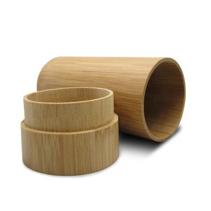 Boîte en bois cylindrique artisanale OEM pour lunettes de soleil, emballage cylindrique polyvalent, boîtes de rangement et caisses de rangement - Product Image 6