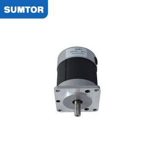 125w potencia nominal 5.2A nema actual 23 precio barato redondo del motor y brida cuadrada bldc 24vdc montaje del motor sin esco - Product Image 1
