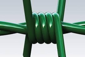 Alambre de Púas con Recubrimiento de PVC de Color Verde en Oferta - Product Image 3
