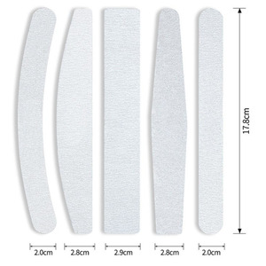 Professional Custom 100/180 Emery Board Double-Sided Nail File for Polishing and Nail Polish