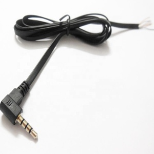 Right Angle 90 Degree End Bare Wire 3.5mm <strong>TRRS</strong> 4 Pole Plug <strong>Cable</strong> - Product Image 6