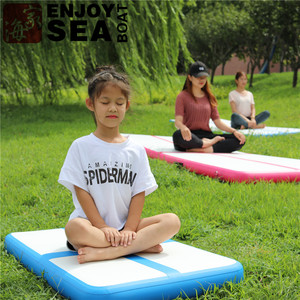 <span class=keywords><strong>Pista</strong></span> de aire inflable de punto de caída de doble capa para gimnasio para ajuste de aguas oceánicas - Product Image 6