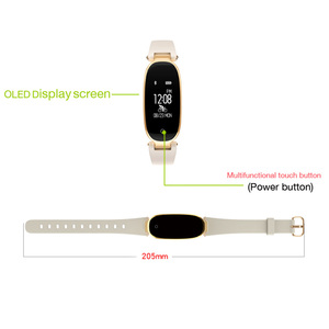 Elegante pantalla OLED pieza de tiempo de vigilancia de la salud de pulsera <span class=keywords><strong>para</strong></span> mujer - Product Image 2