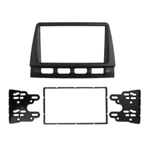 For Honda Civic Double Din Fascia Radio DVD Stereo CD Panel Dash Mounting  Installation Trim Kit Face Frame Bezel Right Wheel