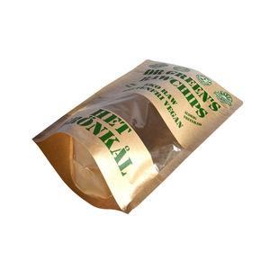 500g de plástico con cierre hermético de Doypack bolsa de papel Kraft con ventana - Product Image 4