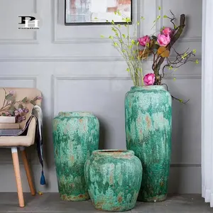 Fatti a mano di grandi dimensioni in <span class=keywords><strong>ceramica</strong></span> di tromba <span class=keywords><strong>vaso</strong></span> per la cerimonia nuziale - Product Image 1