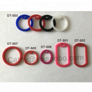 Populaire en acier inoxydable laminé à bords classique militaire <span class=keywords><strong>dog</strong></span> tag avec la chaîne de boule - Product Image 6