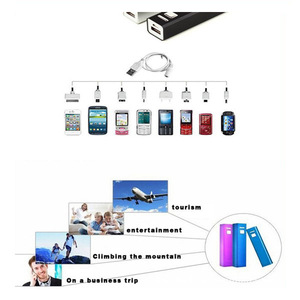 Bán Hot Phổ Ngân Hàng Điện <span class=keywords><strong>2600MAh</strong></span> Sạc Di Động Nhôm Cột Pocket Ngân Hàng Điện - Product Image 4