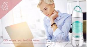 Livraison Gratuite 4 Couleurs Sport Rappel Intelligent Bouteille D'eau Pulvérisateur À Brouillard Frais Portatif de Beauté De Pulvérisation Bouteille avec la Lumière de SOS LED goutte - Product Image 6