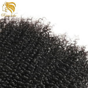 Real cabello humano minoristas Afro rizado tejido para belleza Boutique de libre de químicos Kinki extensiones - Product Image 5