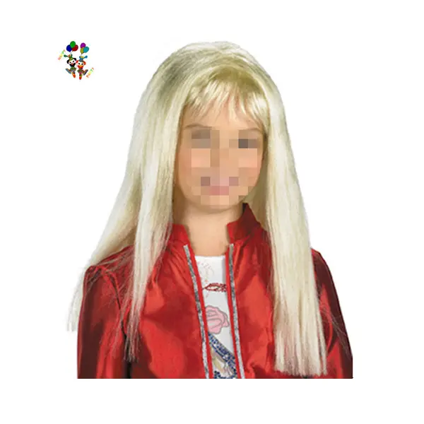 Günstige Hannah Montana Kostüm Kinder Mädchen Synthetische Party Perücken HPC-0098