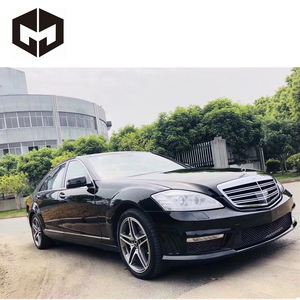 Paraurti anteriore in plastica PP paraurti posteriore minigonne laterali fendinebbia Kit carrozzeria accessori auto per <span class=keywords><strong>Mercedes</strong></span> classe <span class=keywords><strong>S</strong></span> <span class=keywords><strong>W221</strong></span> aggiornamento AMG - Product Image 5