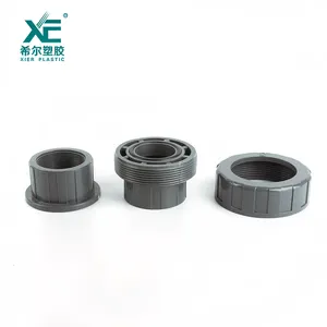 Pvc Pipe Fittings Free Sample Good Price Custom Support Pvc Threaded Union Pipe Fitting