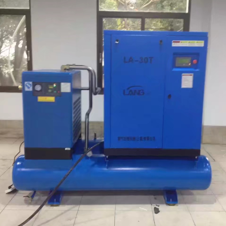 15KW 20HP воздушный компрессор промышленный литр с сушилкой воздуха и танком промышленный винтовой воздушный компрессор 500 литр