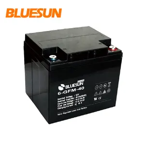 DC 12v şarj pil agm 12v 40ah 55ah pil güneş sistemi için derin döngüsü güneş pili