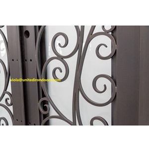 SZ-104 Classico e <span class=keywords><strong>Vintage</strong></span> Round Top Matrimoniale In Ferro Battuto Porta D'ingresso - Product Image 5