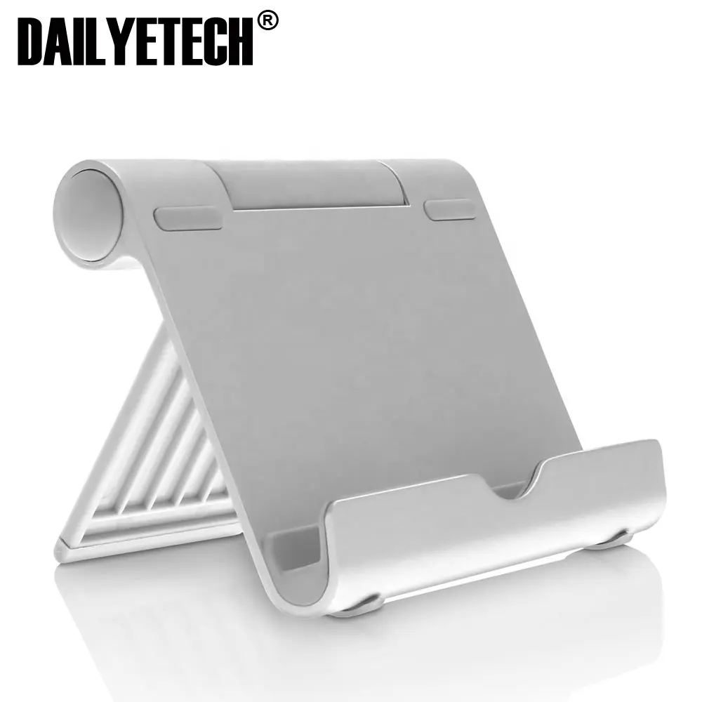 Portable Folding Metal Desk Mount Holder Stand For iPad Air Pad Tablet Cellphone