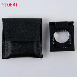 Stoemi 1584 6X Vouwen Linnen Tester/Doek Inspectie Vergrootglas (Meten Vergrootglas Loupe Voor Textiel) Met Schaal - Product Image 5