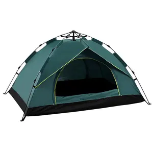 Палатка и навес для кемпинга на 3-4 человек, всплывающая непромокаемая ветрозащитная Солнцезащитная Всесезонная