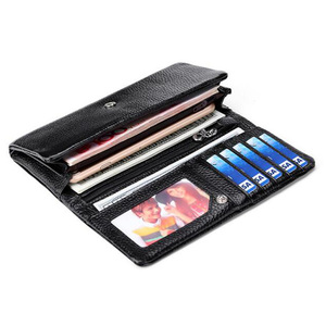 Litchi Design bella donna in pelle di vacchetta <span class=keywords><strong>portafoglio</strong></span> Casual più colori all'ingrosso pochette da donna - Product Image 2