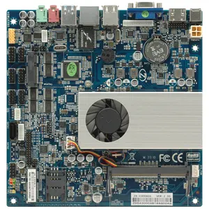 Scheda madre 6 * RS232 COM Port Haswell MINI ITX con processore 5 4300U integrato