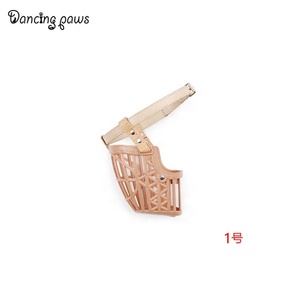 Barato venta caliente 2019 ajustable cesta de cuero de <span class=keywords><strong>la</strong></span> PU de hombre lobo perro bozal con 7 tamaños - Product Image 5